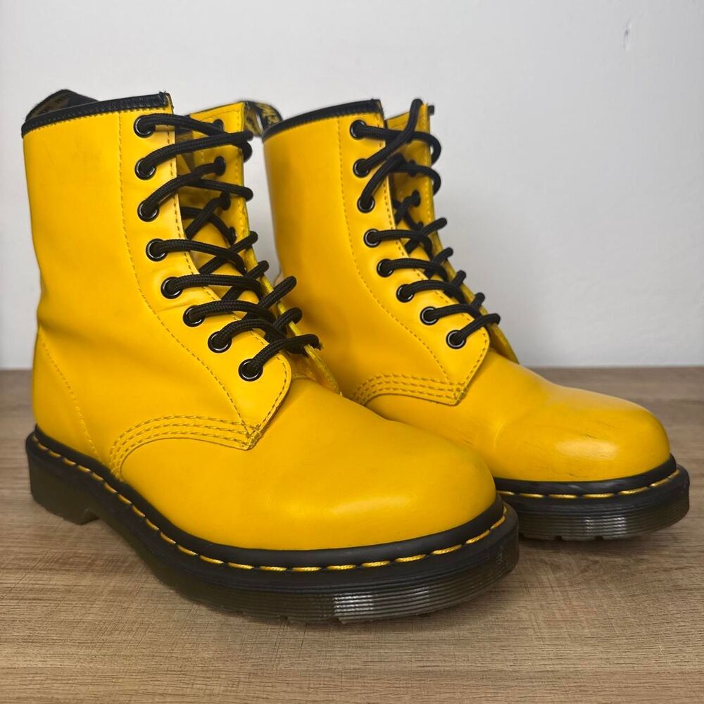 Dr. Martens Yellow 1460 Boots
